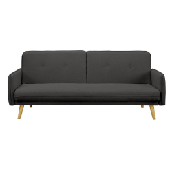 Sofa SF633, juoda, 188x85x80 cm