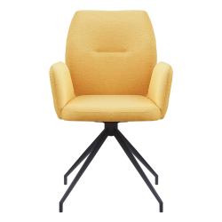 Kėdė SF534, geltona, 59x58x88 cm
