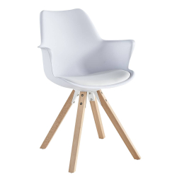 Kėdė SF978, balta, 58x61x84 cm