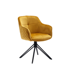 Kėdė SF166, geltona, 59x60x83 cm