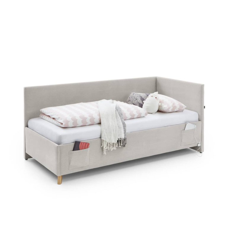 Lova 90/120/140 cm COOL su sienele