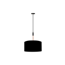 Pakabinamas šviestuvas PLISU, juodas, 40x40x44 cm