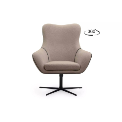 Biuro kėdė QUARO, ruda, 88x88x110 cm.