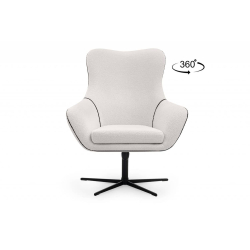 Biuro kėdė QUARO, balta, 88x88x110 cm.