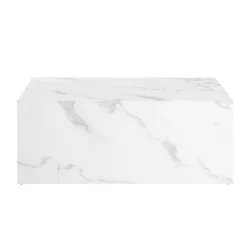 Žurnalinis staliukas SF022, baltas, 90x60x35 cm