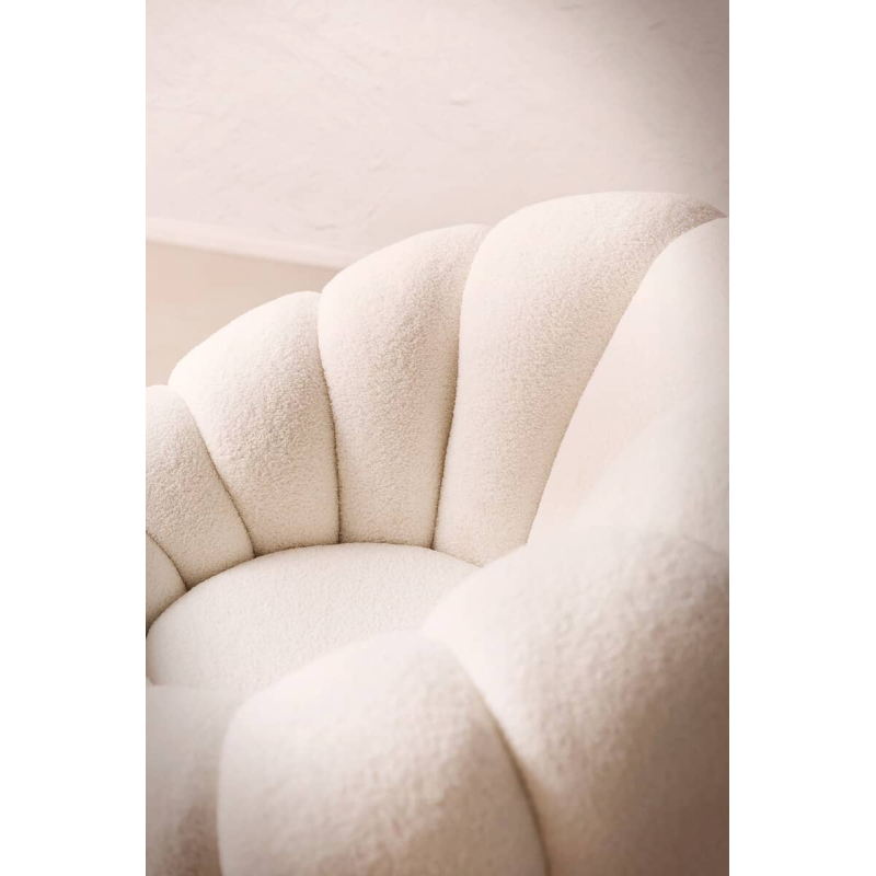 Fotelis su pufu SF084, 97x95x65 cm