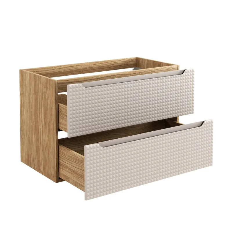 Pakabinama vonios spintelė su praustuvu 829 LUXOR BEIGE
