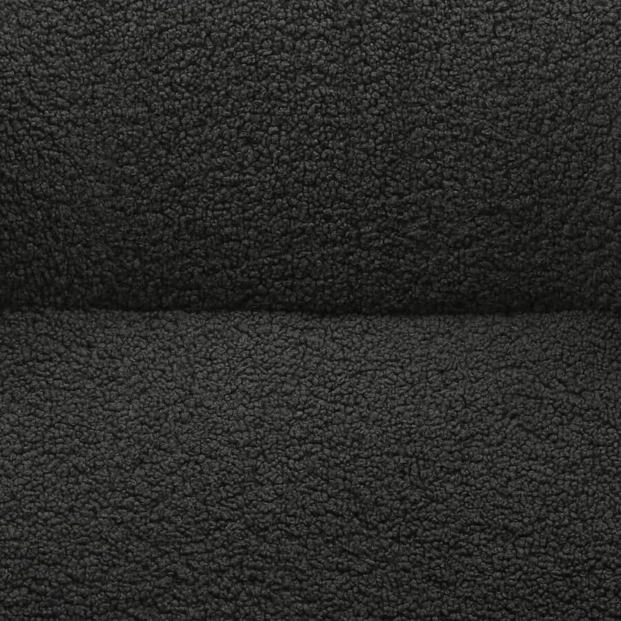 Fotelis su pufu SF367, antracito, 79x82x103 cm