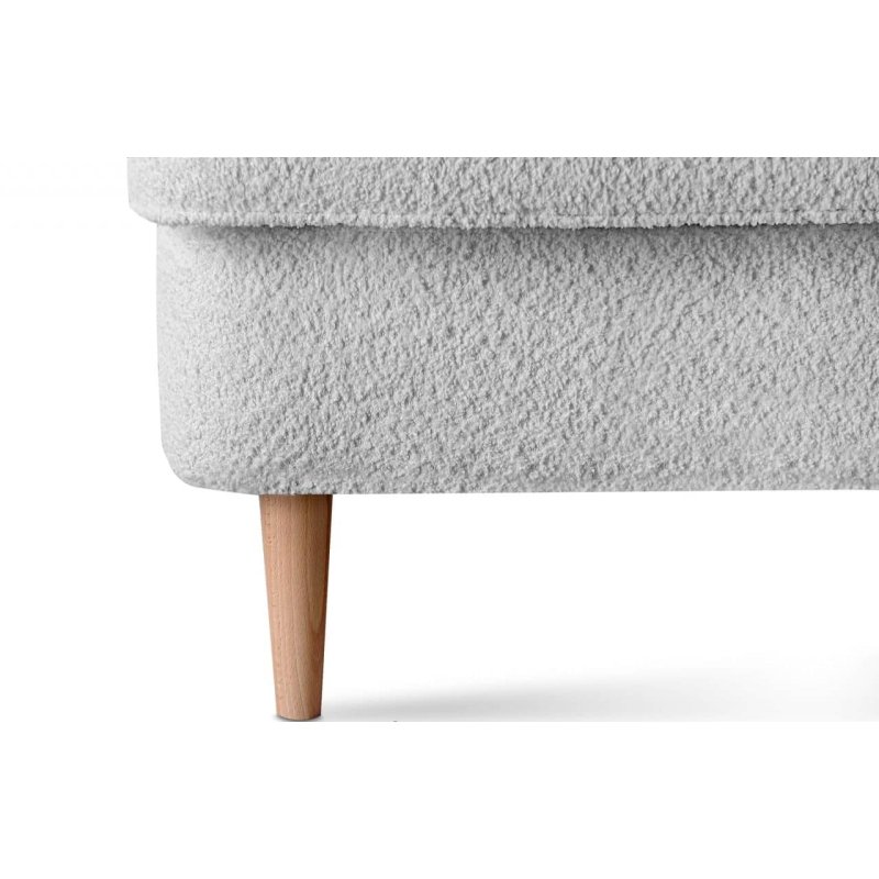 Sofa STRAL BOUCLE, pilka, 136x96x106 cm