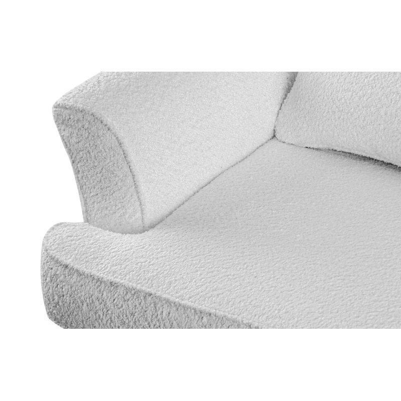 Sofa STRAL BOUCLE, pilka, 136x96x106 cm