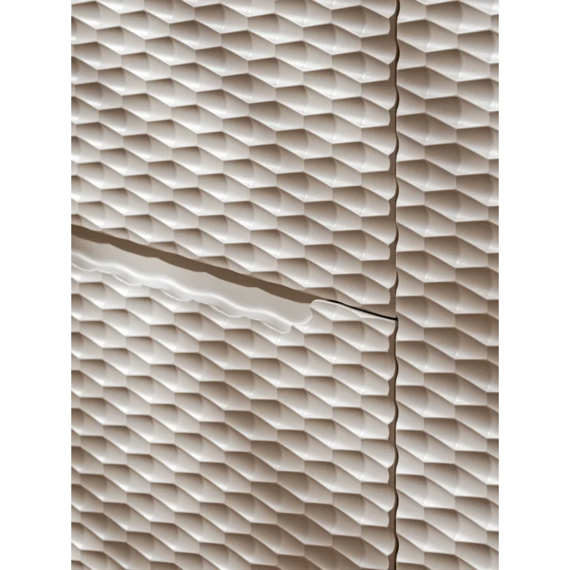 Pakabinama vonios spintelė su praustuvu 826D OCEAN BEIGE