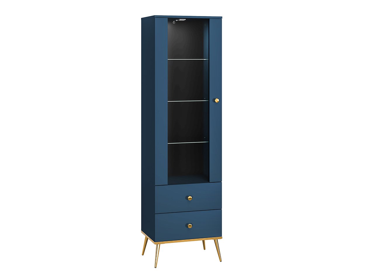 Vitrina MARINO, 55x40x190 cm
