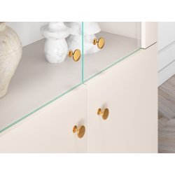Dvidurė vitrina SELGA, 92x40x152 cm