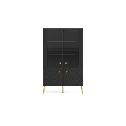 Dvidurė vitrina ELJA, 92x40x149 cm