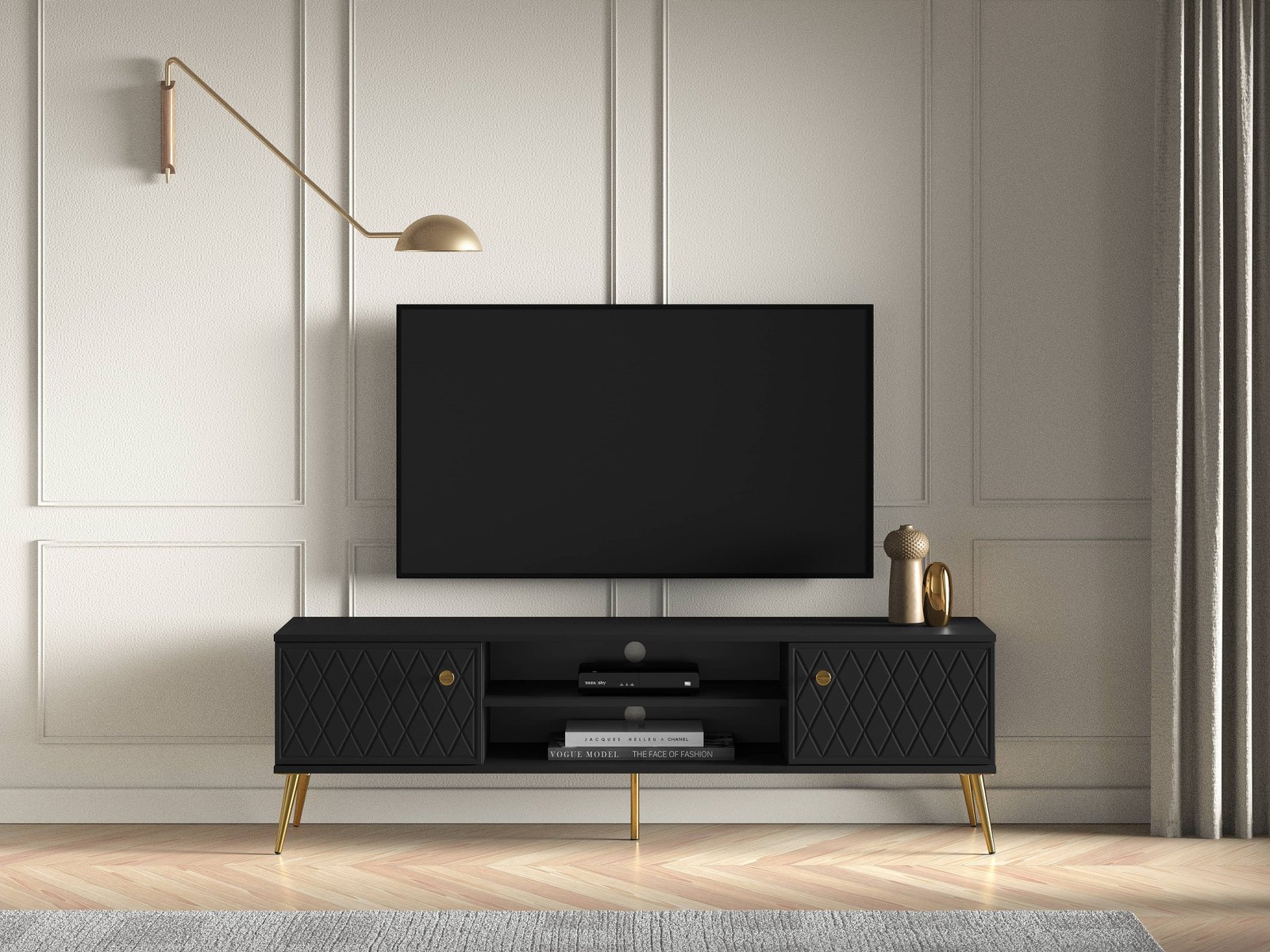 TV spintelė ELJA, 160x40x49 cm
