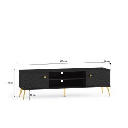 TV spintelė ELJA, 160x40x49 cm
