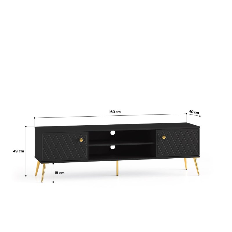 TV spintelė ELJA, 160x40x49 cm