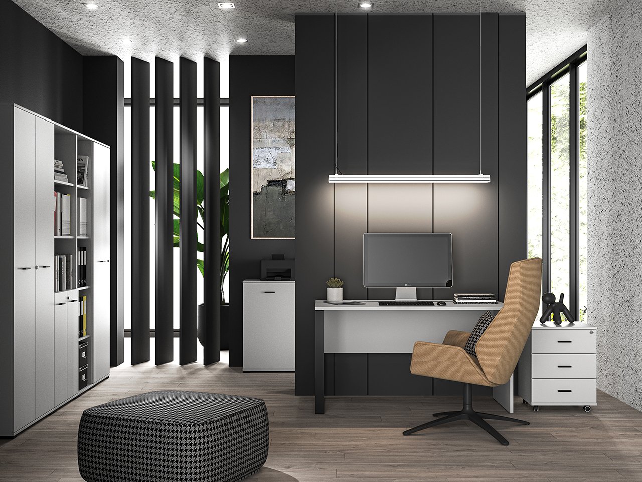 Darbo stalas BARDON, 138x68x75 cm