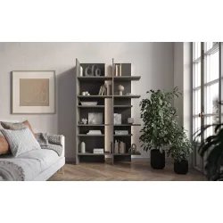 Pastatoma lentyna su LED apšvietimu FITI K, 120x32x197 cm