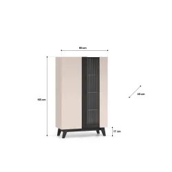 Vitrina FRESH, 95x40x155 cm