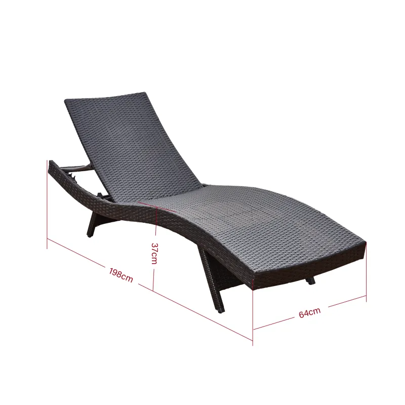 Lauko gultas DEBOL, 64x198x37 cm