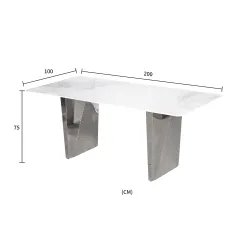 Valgomojo stalas MODI M33, 200x100x75 cm