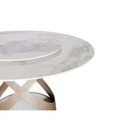 Apvalus valgomojo stalas MODI, 150x150x75 cm