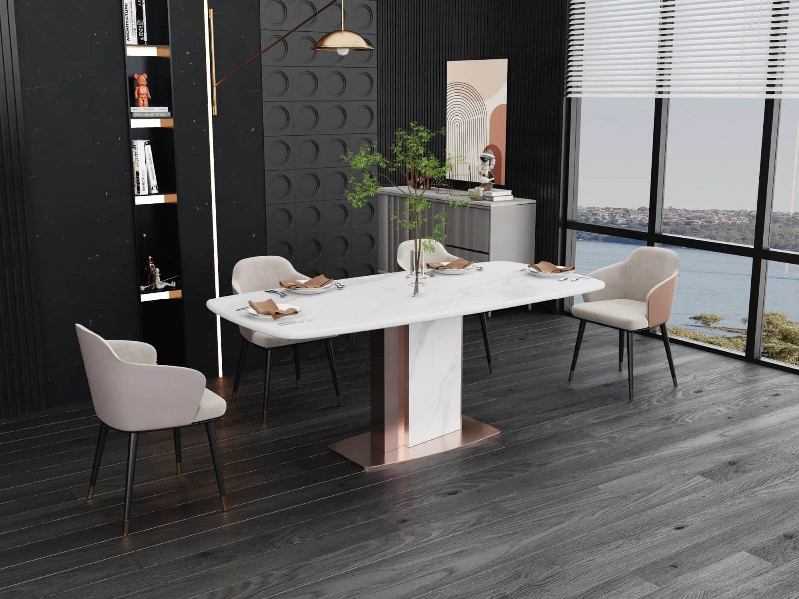 Valgomojo stalas MODI M54, 180x90x75 cm