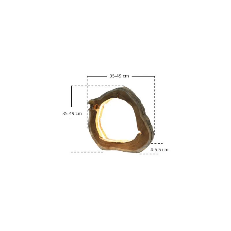 Stalinis LED šviestuvas SF308, 40x5x40 cm