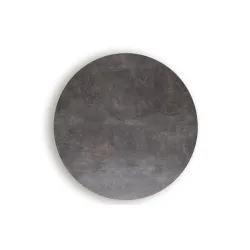 Apvalus pailginamas valgomojo stalas ROSTI, betono, 100-140x100x75 cm