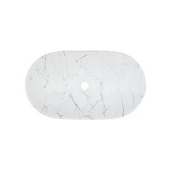 Pakabinama vonios spintelė su praustuvu 821 OVAL CREMO