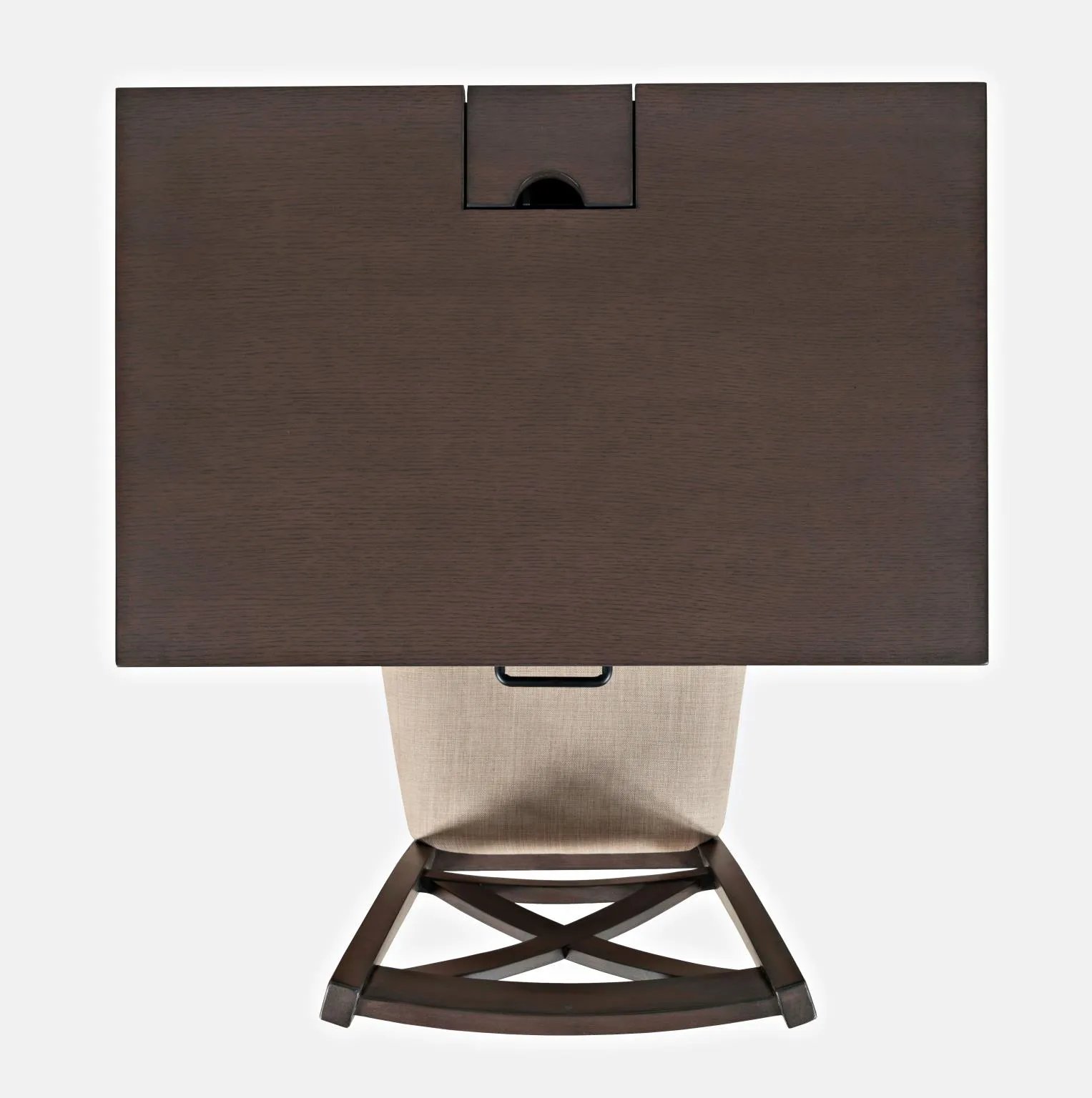 Darbo stalas AVELLINO, rudas, 76x51x79 cm