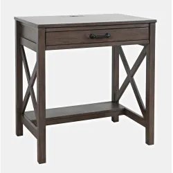 Darbo stalas AVELLINO, rudas, 76x51x79 cm