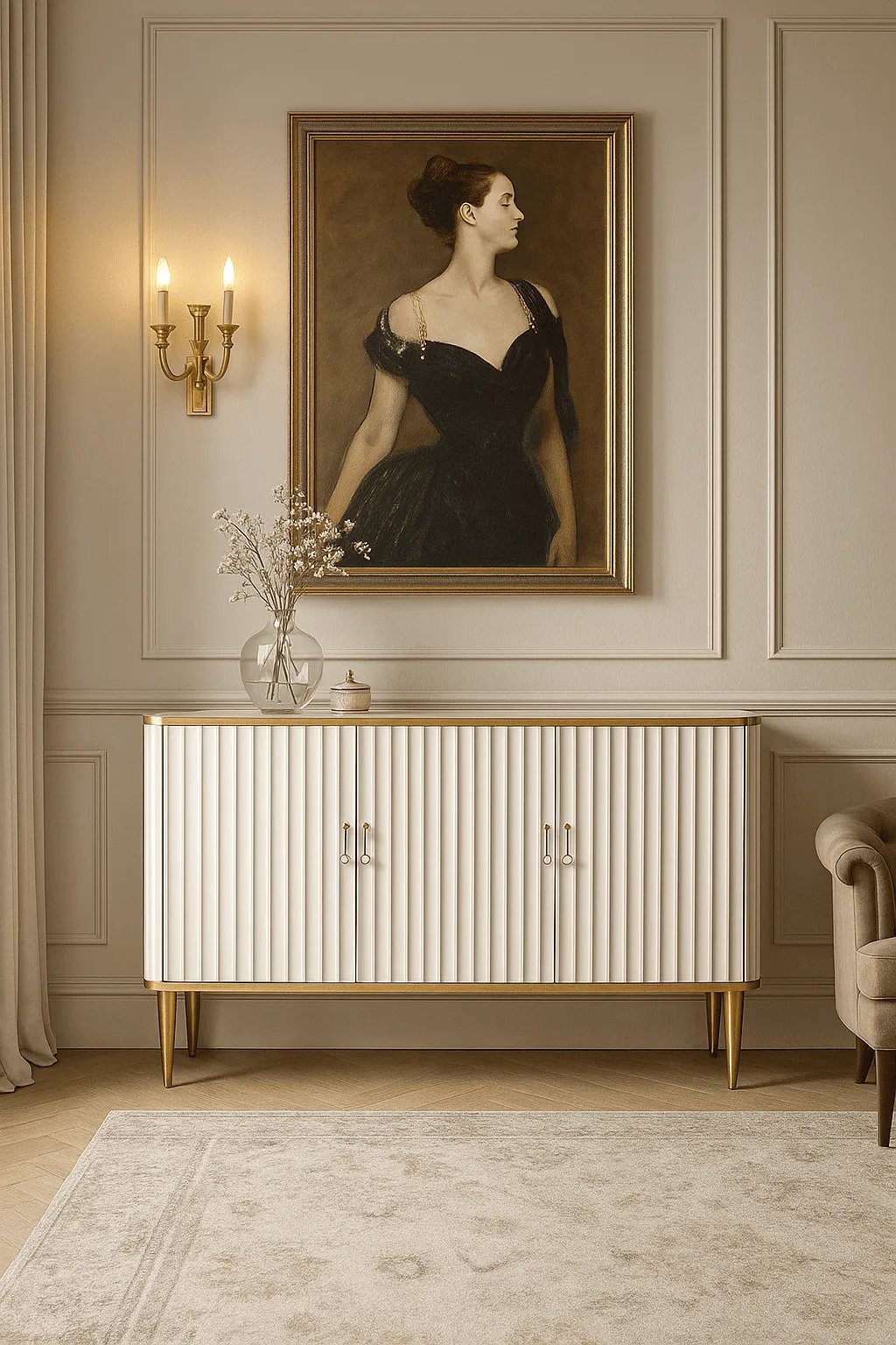 Spintelė STILI, 160x40x87 cm