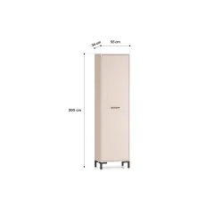 Viendurė prieškambario spinta OIVEA, 55x34x200 cm