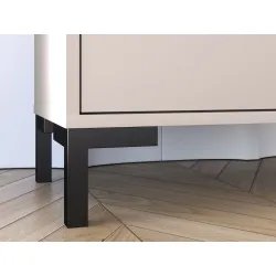 Batų dėžė su minkštasuoliu OIVEA, 70x34x54 cm