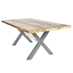 prabangus stalas, Išskirtinio dizaino, akacijų medienos masyvo stalas 