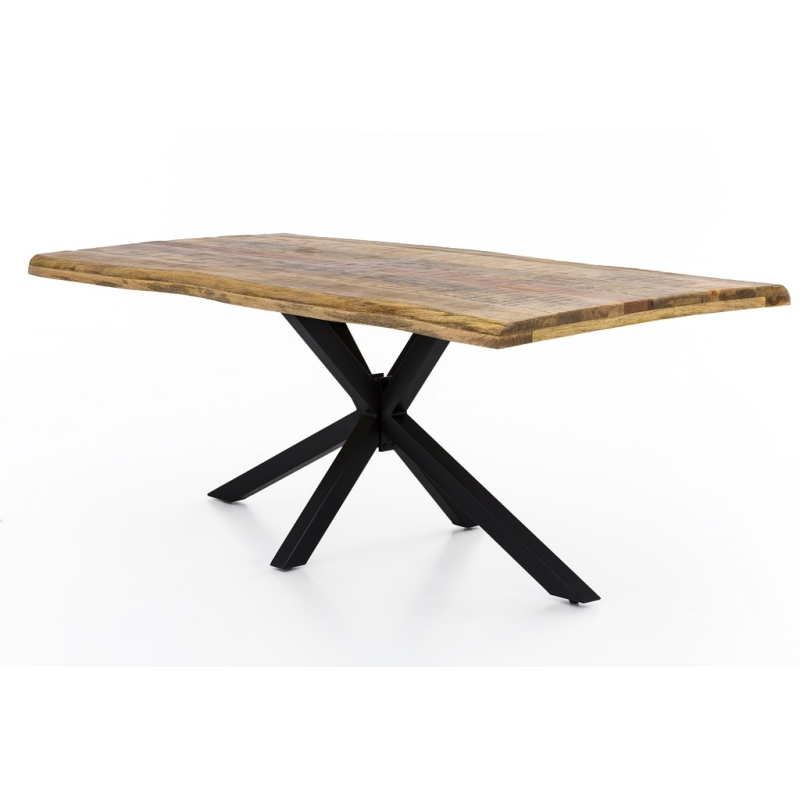 prabangus stalas, Išskirtinio dizaino, natūralios mango medžio medienos 